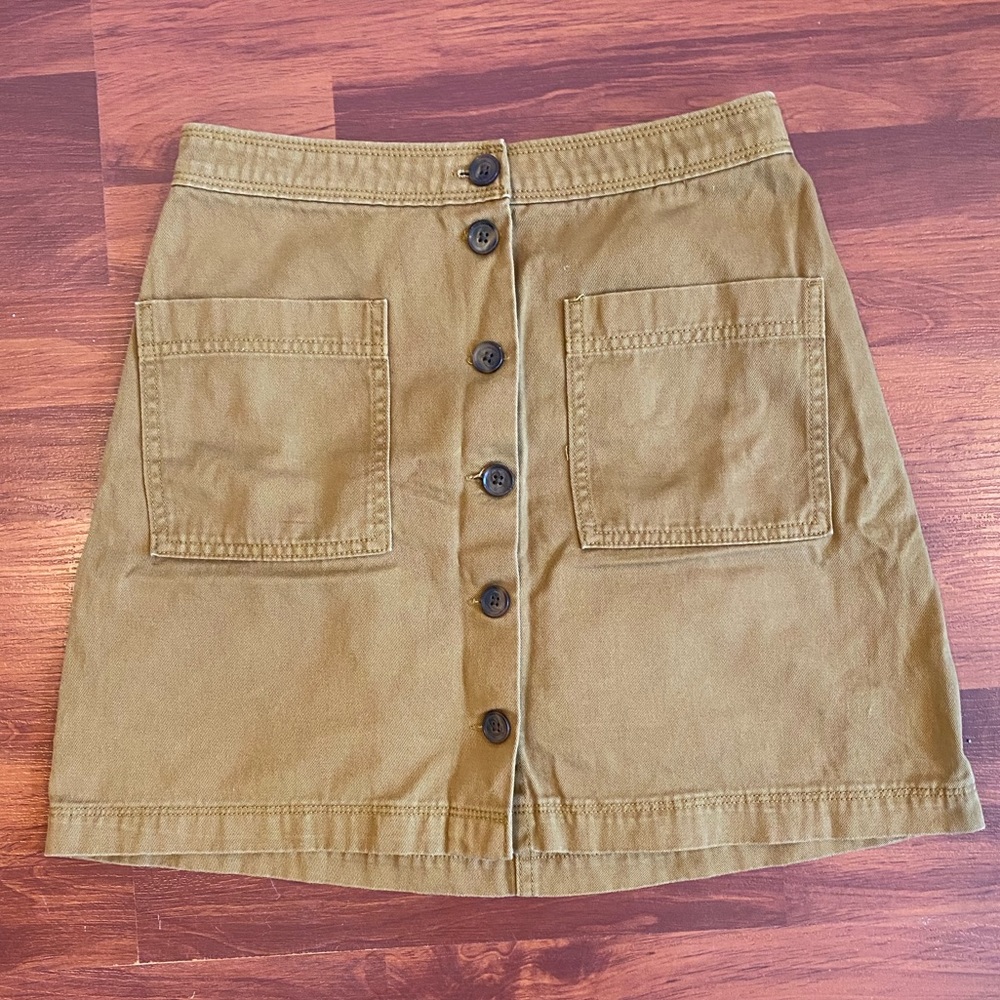Old Navy button front skirt size 0